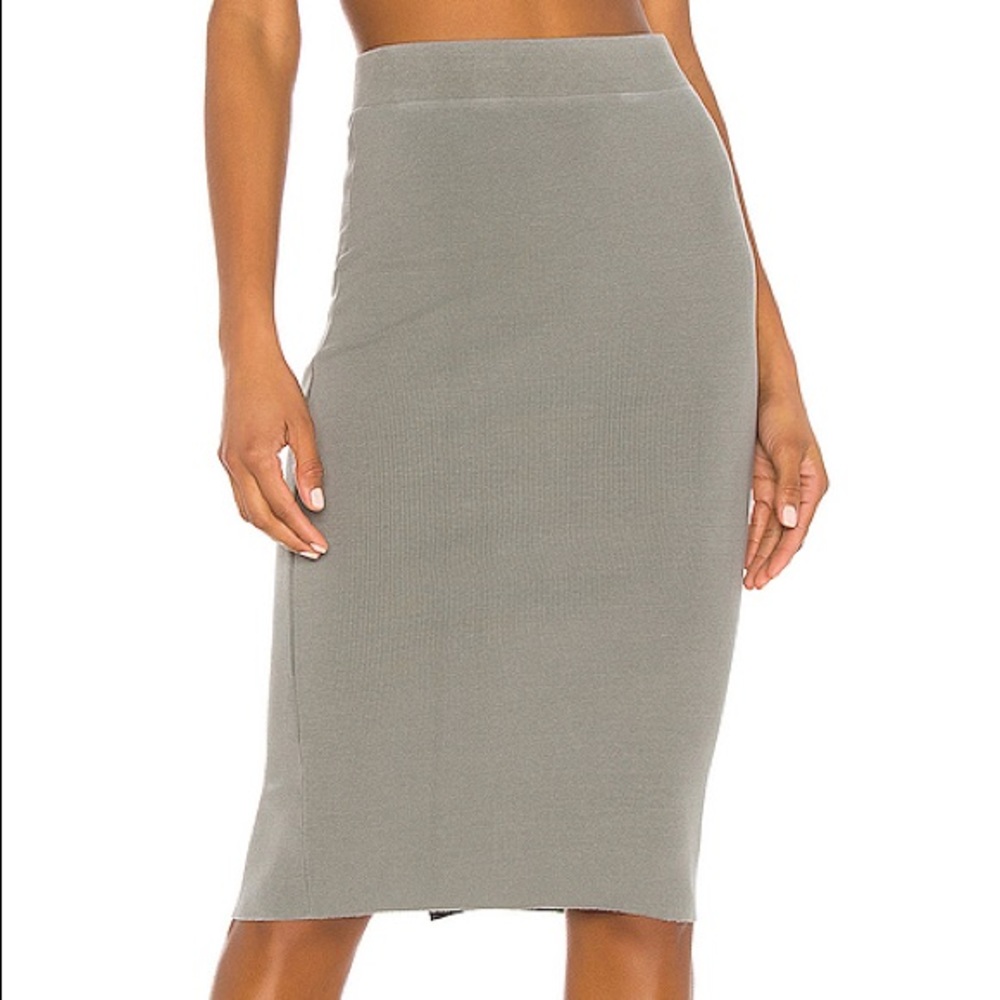 NSF pale green/grey Lyla skirt